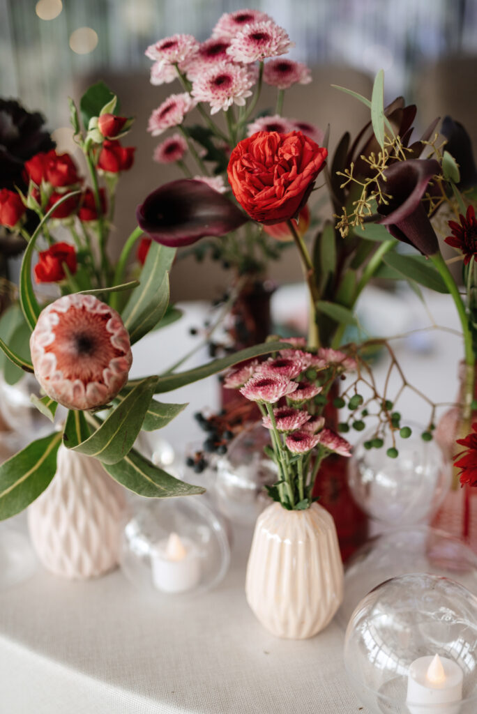 wedding decor with natural elements